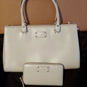 Kate Spade Purse & Matching Wallet